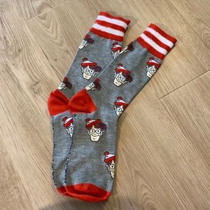 NWOT - Where’s Waldo Socks